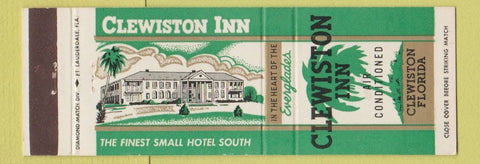 Matchbook Cover - Clewiston Inn FL