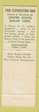 Matchbook Cover - Clewiston Inn FL
