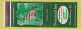 Matchbook Cover - Beaumont Inn Harrodsburg KY