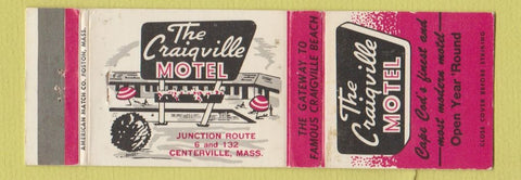Matchbook Cover - Craigville Motel Centerville MA