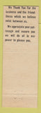 Matchbook Cover - Sinclair oil gas Molo Dubuque IA #1