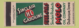 Matchbook Cover - Sinclair oil gas Molo Dubuque IA #2