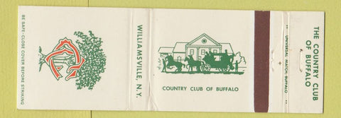 Matchbook Cover - Country Club of Buffalo Williamsville NY