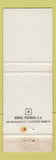Matchbook Cover - Restaurante Es Reco Des Pins Sant Antoni Spain