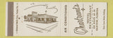 Matchbook Cover - Chartrand's Motel Bartow FL