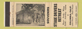 Matchbook Cover - Stage Drivers Retreat Columbia CA