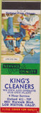 Matchbook Cover - King's Cleaners Los Nietos CA