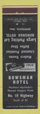 Matchbook Cover - Bowsman Hotel Bowsman MB