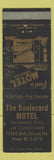 Matchbook Cover - Boulevard Motel DeLand FL