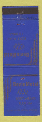 Matchbook Cover - Bevis Motel Fort Meade FL