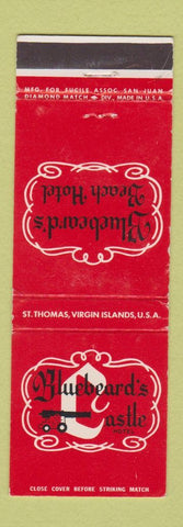 Matchbook Cover - Bluebeard's Castle Hotel St Thomas Virgin Islands WEAR