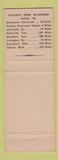 Matchbook Cover - Wildwood Motel Florence KY
