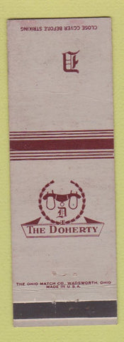 Matchbook Cover - The Doherty Hotel Clare MI
