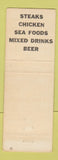Matchbook Cover - Five Sisters Lodge Shell WY