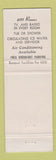 Matchbook Cover - Bradford Hotel Boston MA