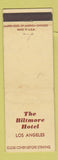 Matchbook Cover - Biltmore Hotel Los Angeles CA WEAR
