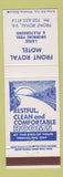Matchbook Cover - Front Royal Motel VA