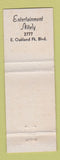 Matchbook Cover - Golden Door Cocktail Bar Fort Lauderdale FL
