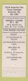 Matchbook Cover - Gordon's Seafood  Rockville MD Baltimore Towson Frederick