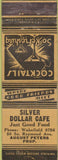 Matchbook Cover - Silver Dollar Cafe NO TOWN WEAR