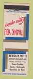Matchbook Cover - Bewdley Hotel Rice Lake ON