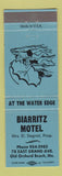 Matchbook Cover - Biarritz Motel Old Orchard Beach ME BLUE