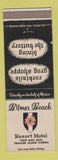Matchbook Cover - Bilmar Beach Resort Motel Treasure Island FL