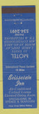 Matchbook Cover - Boissevain Inn Motel MB