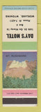 Matchbook Cover - Day's Motel Worland WY