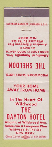 Matchbook Cover - Dayton Hotel Wildwood by the Sea NJ