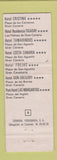 Matchbook Cover - Motel Boysen Murdo SD