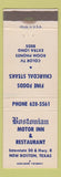 Matchbook Cover - Bostonian Motor Inn New Boston TX