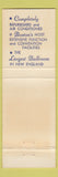 Matchbook Cover - Bradford Hotel Boston MA #2