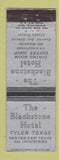 Matchbook Cover - Blackstone Hotel Tyler TX
