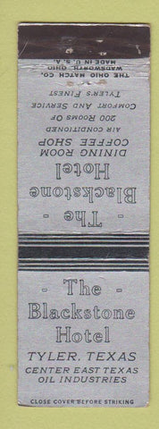 Matchbook Cover - Blackstone Hotel Tyler TX