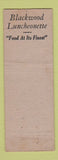 Matchbook Cover - Blackwood Apartments Chicago IL WEAR