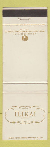 Matchbook Cover - Ilikai Hotel Waikiki Hawaii