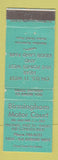 Matchbook Cover - Birmingham Motor Court IL