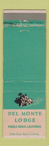 Matchbook Cover - Del Monte Lodge Pebble Beach CA WEAR