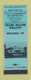 Matchbook Cover - Dayton Motor Hotel Dayton OH