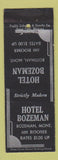 Matchbook Cover - Hotel Bozeman MT WEAR
