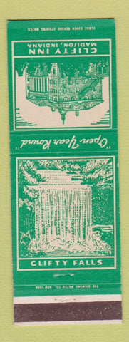 Matchbook Cover - Clifty Inn Madison IN Clifty Falls