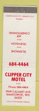 Matchbook Cover - Clipper City Motel Manitowoc WI