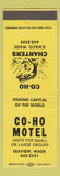 Matchbook Cover - Co Ho Motel Seaview WA