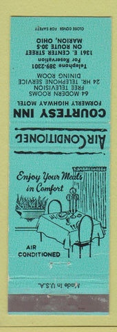 Matchbook Cover - Courtesy Inn Marion OH