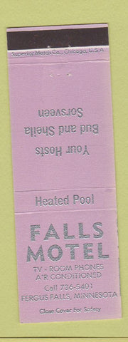Matchbook Cover - Falls Motel Fergus Falls MN