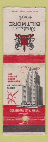 Matchbook Cover - Oklahoma Biltmore Hotel Oklahoma City OK WEAR