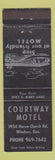 Matchbook Cover - Courtway Motel Windsor ON