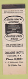 Matchbook Cover - Cocagne Motel NB WEAR WHITE
