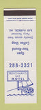 Matchbook Cover - Frenchman's Bay Motel Bar Harbor ME